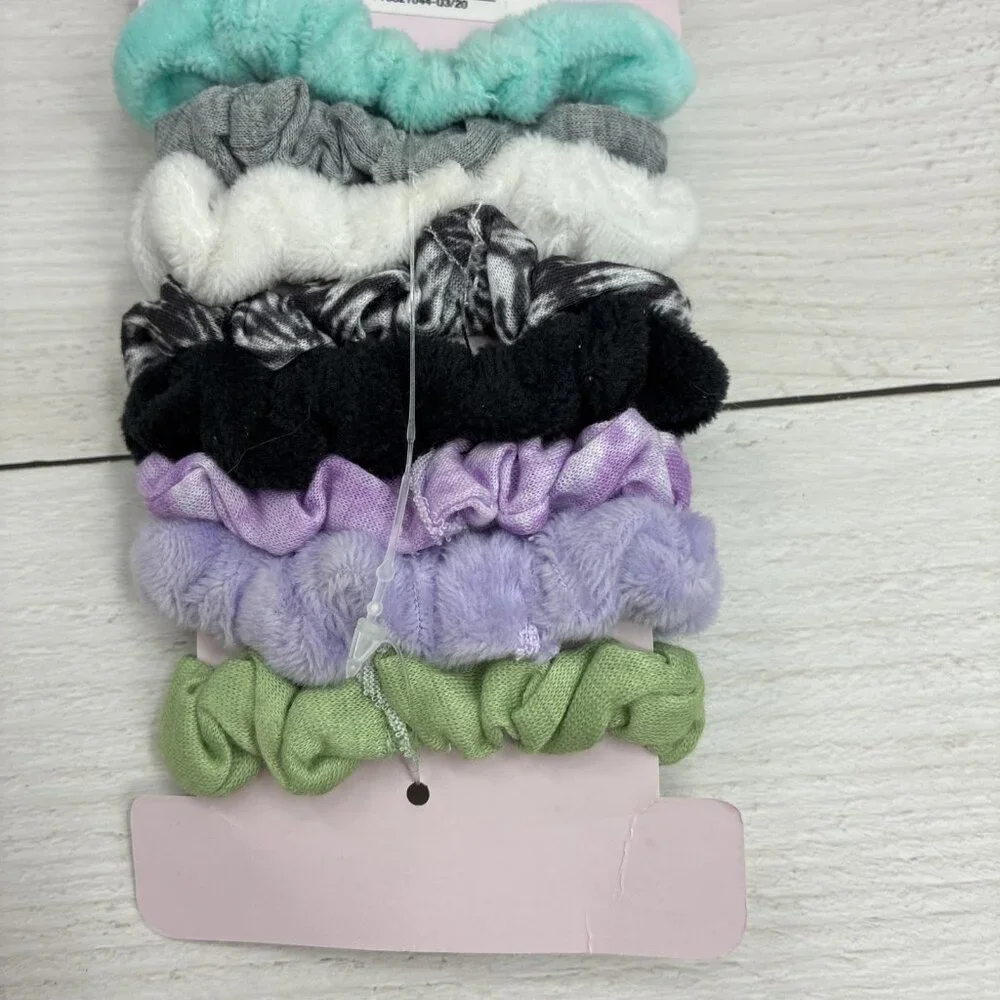 More Than Magic Girls Hair Ties Twisters 8 Pack Soft Scrunch Style Multi Color